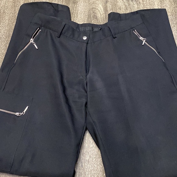 jacqueline araujo twice cargo pants black with zippers - Picture 4 of 9